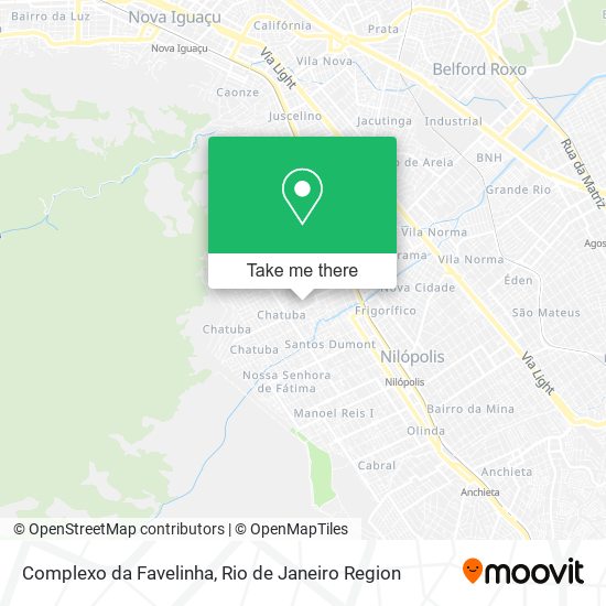 Mapa Complexo da Favelinha