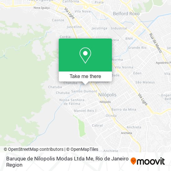 Mapa Baruque de Nilopolis Modas Ltda Me