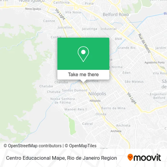 Centro Educacional Mape map
