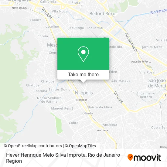 Hever Henrique Melo Silva Improta map