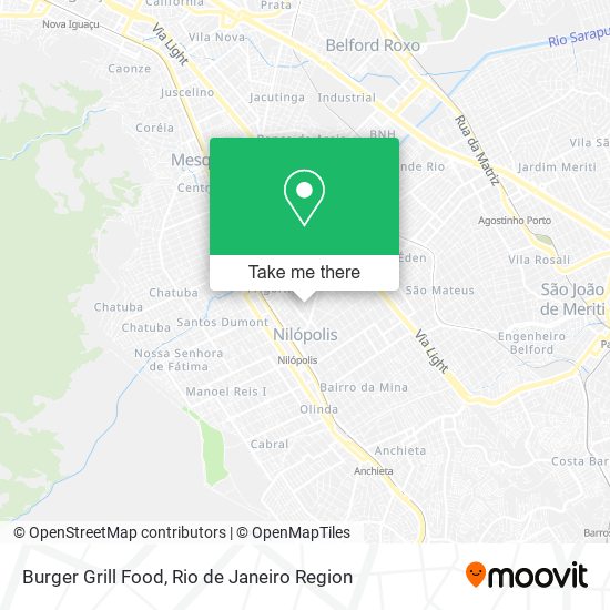 Burger Grill Food map