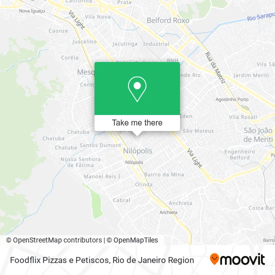 Foodflix Pizzas e Petiscos map