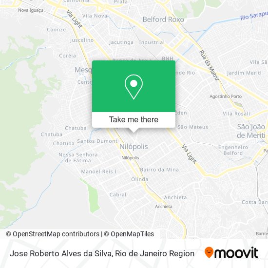 Mapa Jose Roberto Alves da Silva