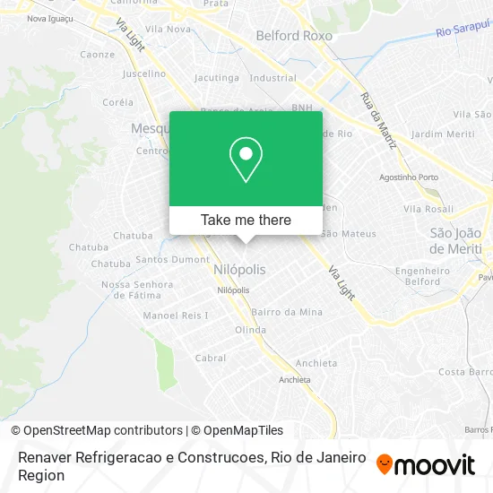 Renaver Refrigeracao e Construcoes map