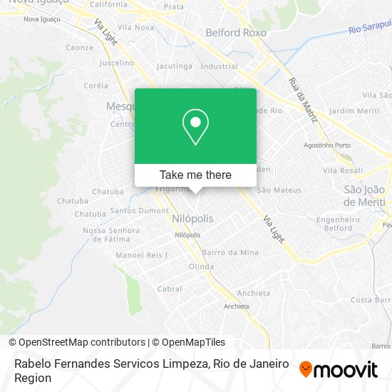 Mapa Rabelo Fernandes Servicos Limpeza