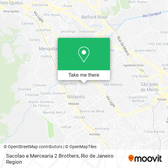 Sacolao e Mercearia 2 Brothers map