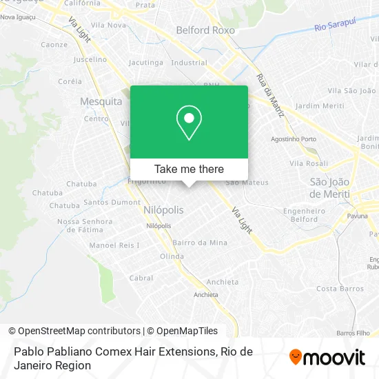 Pablo Pabliano Comex Hair Extensions map