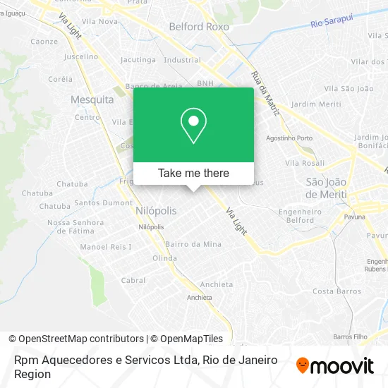 Rpm Aquecedores e Servicos Ltda map