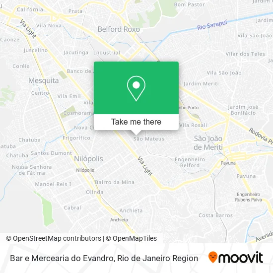 Bar e Mercearia do Evandro map