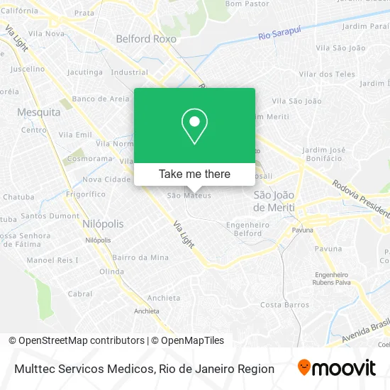 Multtec Servicos Medicos map