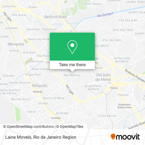 Laine Moveis map