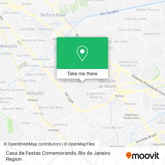 Casa de Festas Comemorando map