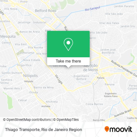 Mapa Thiago Transporte