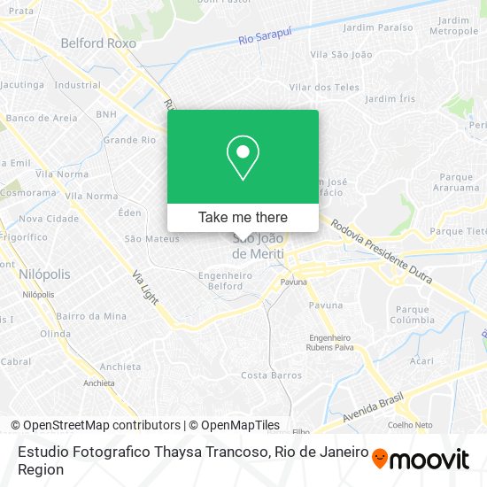 Estudio Fotografico Thaysa Trancoso map