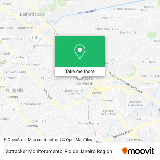 Satracker Monitoramento map