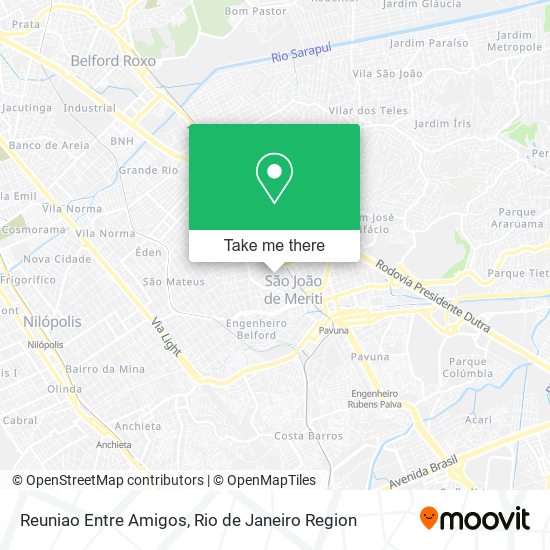Reuniao Entre Amigos map