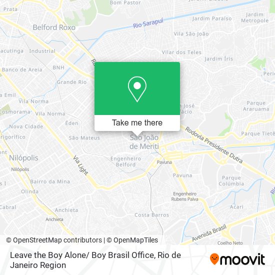 Leave the Boy Alone/ Boy Brasil Office map