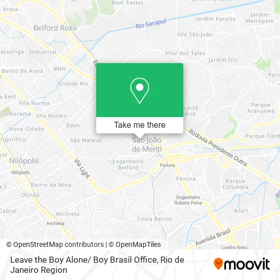 Leave the Boy Alone/ Boy Brasil Office map