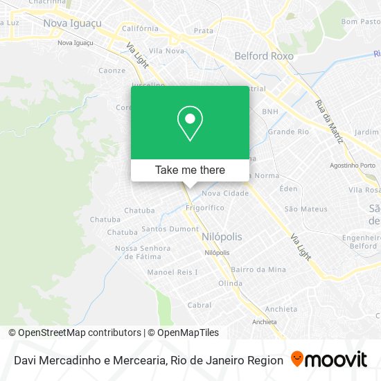 Mapa Davi Mercadinho e Mercearia