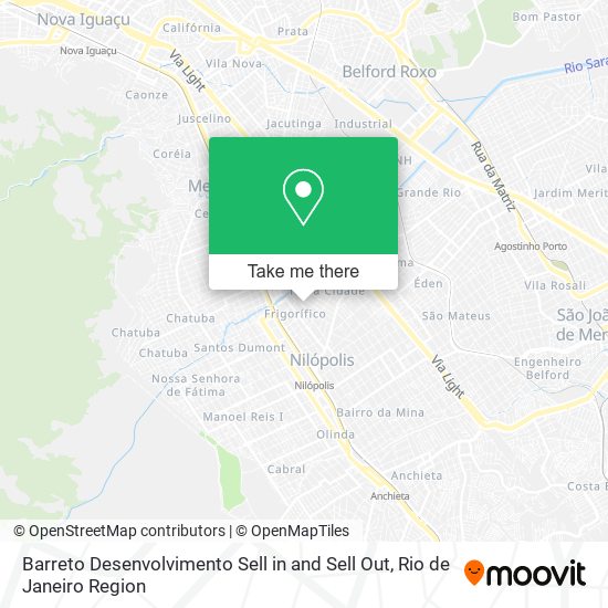 Barreto Desenvolvimento Sell in and Sell Out map