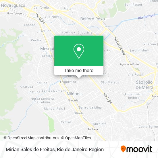 Mirian Sales de Freitas map