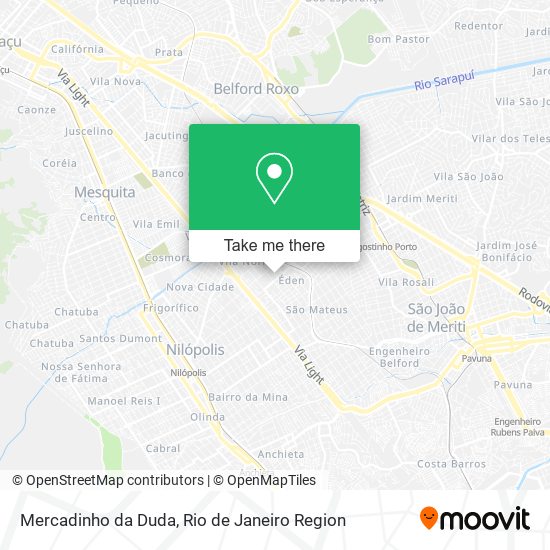 Mercadinho da Duda map