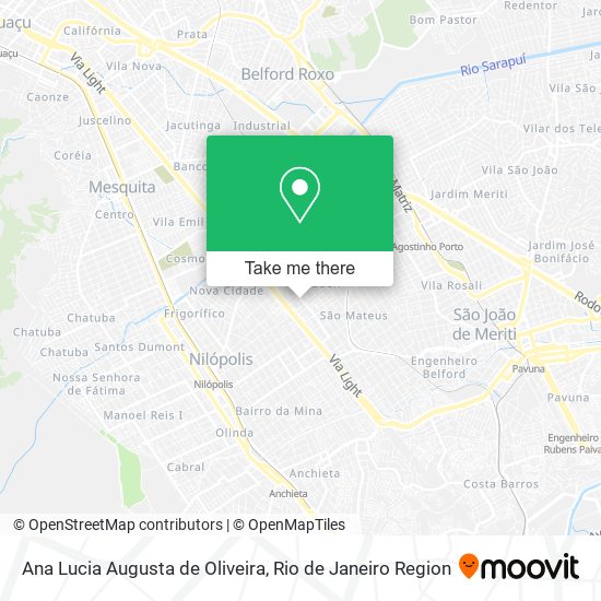 Ana Lucia Augusta de Oliveira map