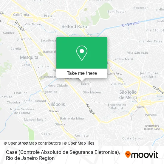 Case (Controle Absoluto de Seguranca Eletronica) map