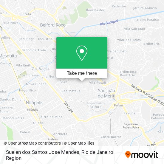 Suelen dos Santos Jose Mendes map