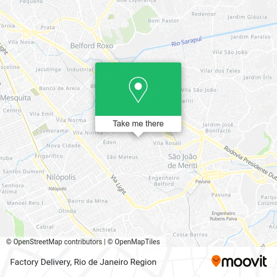 Factory Delivery map