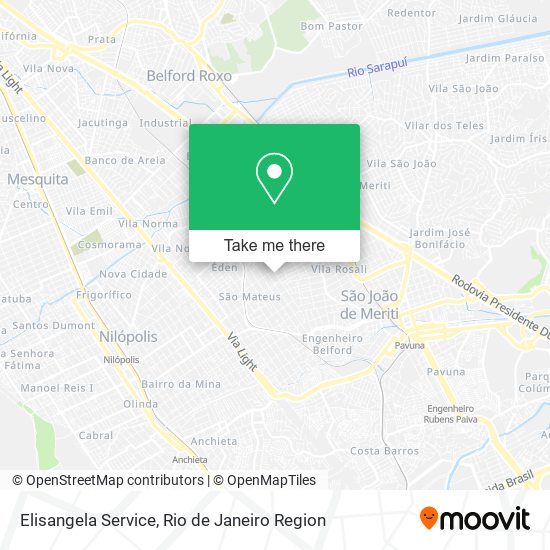 Mapa Elisangela Service