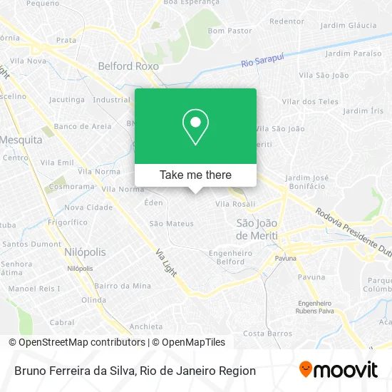 Bruno Ferreira da Silva map