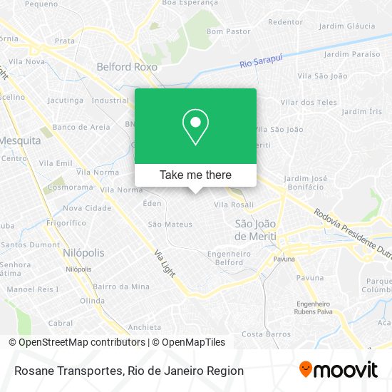 Rosane Transportes map