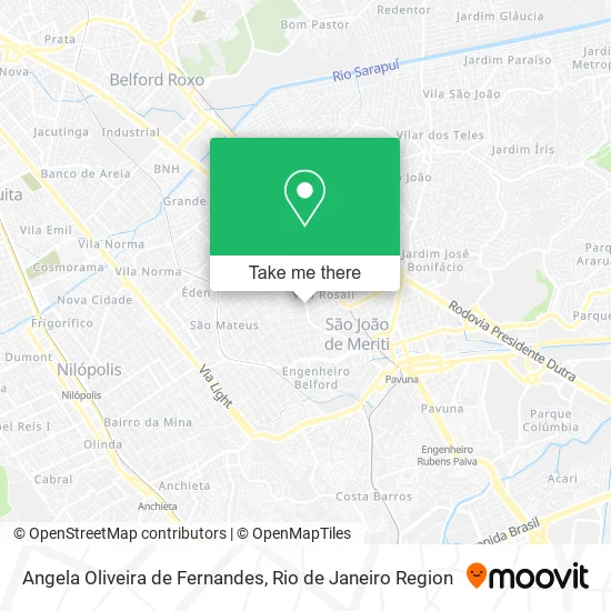 Angela Oliveira de Fernandes map