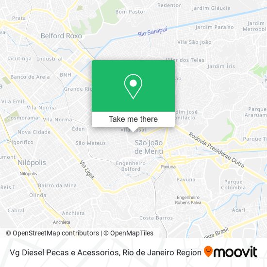 Vg Diesel Pecas e Acessorios map