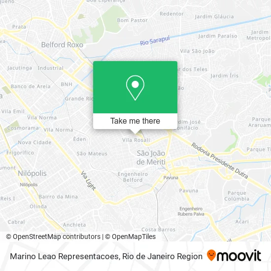 Marino Leao Representacoes map