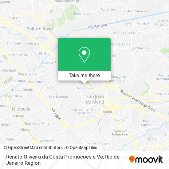 Renato Oliveira da Costa Promocoes e Ve map