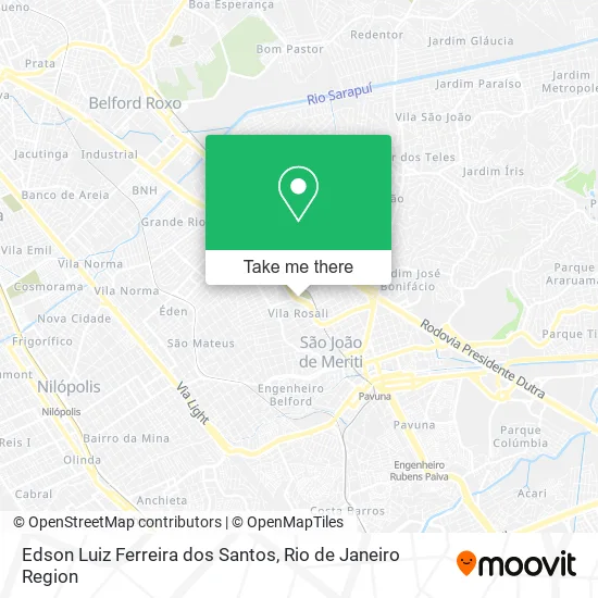 Edson Luiz Ferreira dos Santos map
