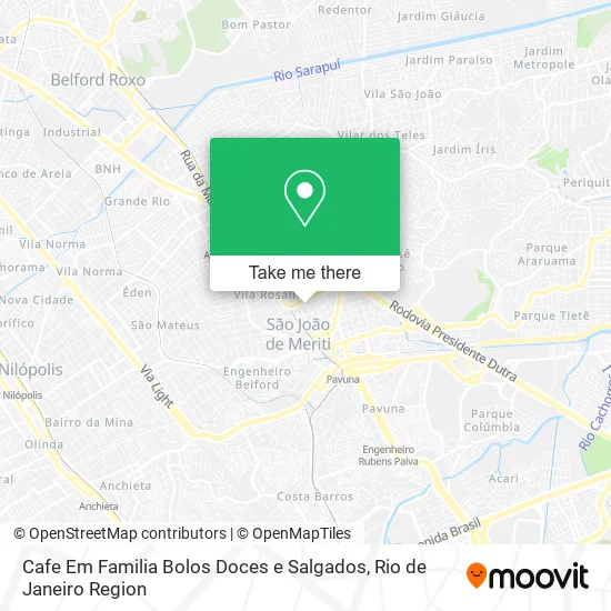 Cafe Em Familia Bolos Doces e Salgados map
