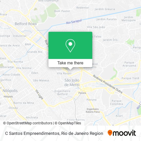 C Santos Empreendimentos map