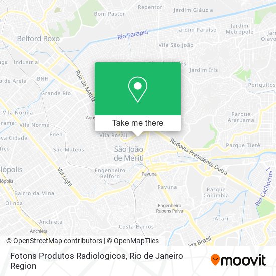 Fotons Produtos Radiologicos map