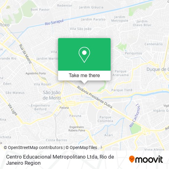 Centro Educacional Metropolitano Ltda map