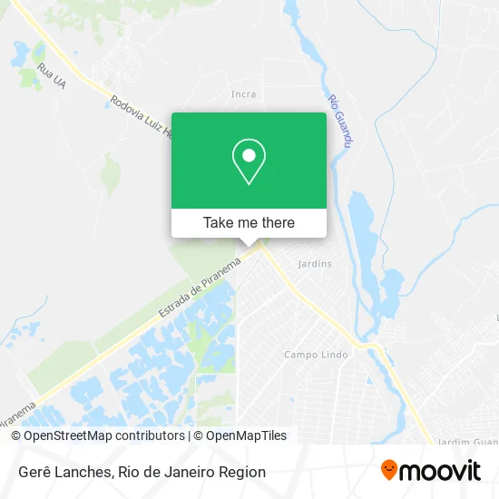 Gerê Lanches map
