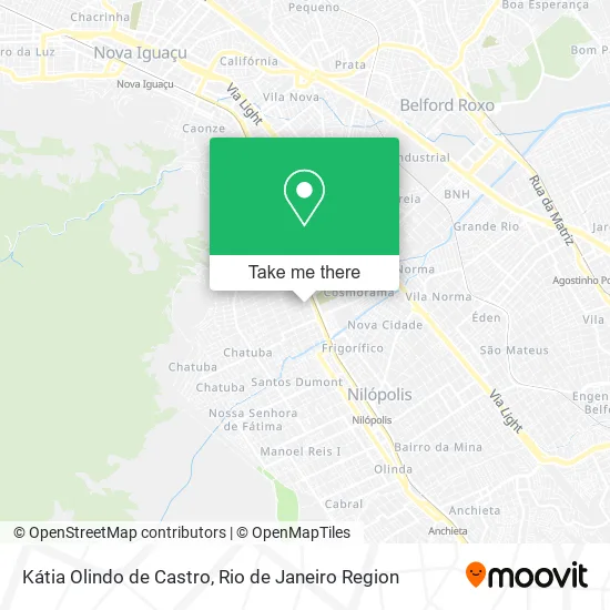 Kátia Olindo de Castro map