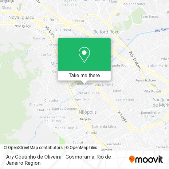 Ary Coutinho de Oliveira - Cosmorama map