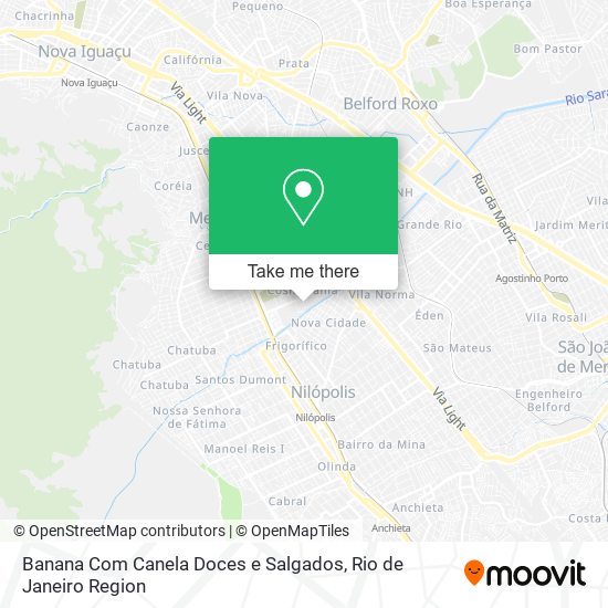 Banana Com Canela Doces e Salgados map