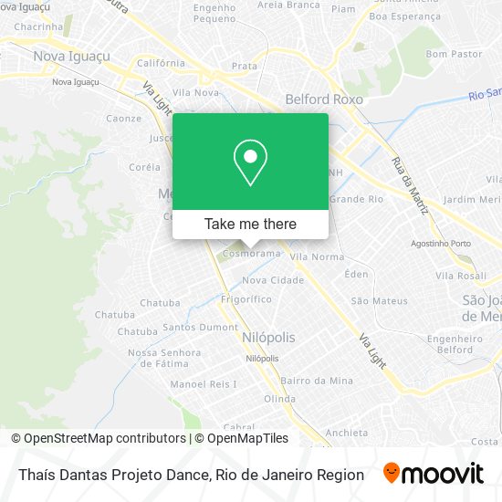Thaís Dantas Projeto Dance map