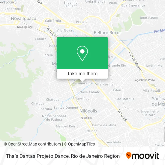 Thaís Dantas Projeto Dance map