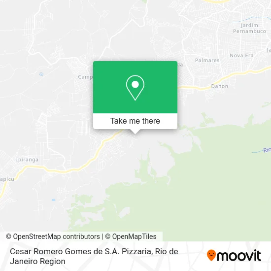 Cesar Romero Gomes de S.A. Pizzaria map
