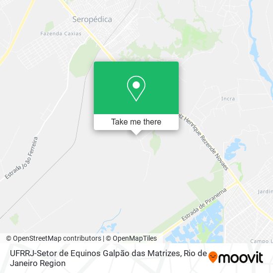 UFRRJ-Setor de Equinos Galpão das Matrizes map